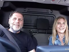 German MILF Pickup for Rough Anal Casting Fuck by old Guy